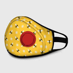 Маска из неопрена Пчелы и цветы паттерн