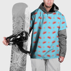 Накидка на куртку 3D Летний паттерн с крабами и морскими звездами