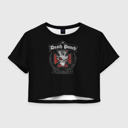 Женская футболка Crop-top 3D Five Finger Death Punch legionary