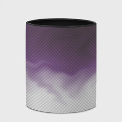 Кружка с полной запечаткой Фиолетово-серый дым - Хуф и Ся - фото 2
