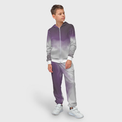 Детский костюм 3D Фиолетово-серый дым - Хуф и Ся - фото 2