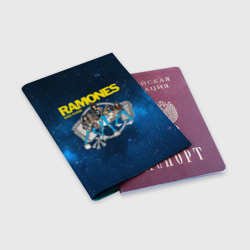 Обложка для паспорта матовая кожа Ramones Road to ruin - фото 2