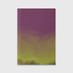 Обложка для паспорта матовая кожа Розово-зеленый дым - Хуф и Ся