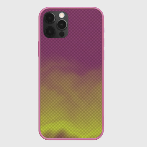 Чехол для iPhone 12 Pro Max с принтом Розово-зеленый дым - Хуф и Ся, вид спереди #2