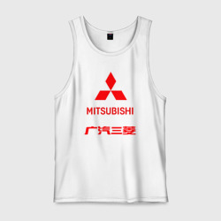 Мужская майка хлопок Mitsubishi sign