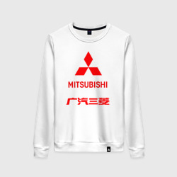 Женский свитшот хлопок Mitsubishi sign