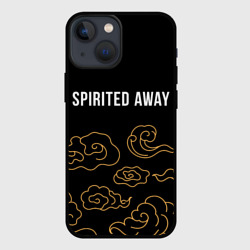 Чехол для iPhone 13 mini Spirited Away anime clouds