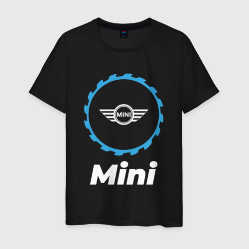 Мужская футболка хлопок Mini в стиле Top Gear, цвет черный