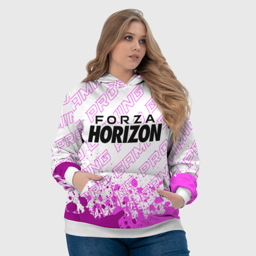 Женская толстовка 3D Forza Horizon pro gaming: символ сверху, цвет 3D печать - фото 6