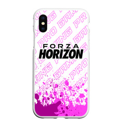 Чехол для iPhone XS Max матовый Forza Horizon pro gaming: символ сверху