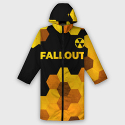 Мужской дождевик 3D Fallout - gold gradient: символ сверху