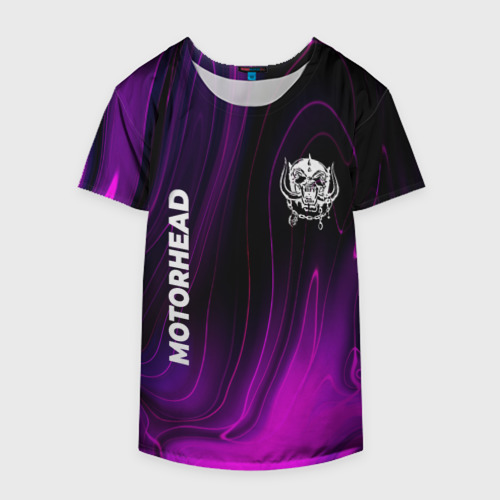 Накидка на куртку 3D Motorhead violet plasma, цвет 3D печать - фото 4