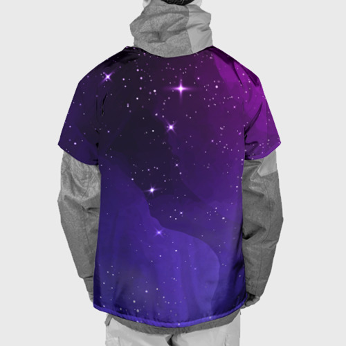 Накидка на куртку 3D Deep Purple просто космос, цвет 3D печать - фото 2