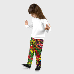Детские брюки 3D Хиппи, знаки, позитифф - фото 2