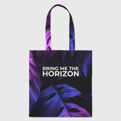 Шоппер 3D Bring Me the Horizon neon monstera