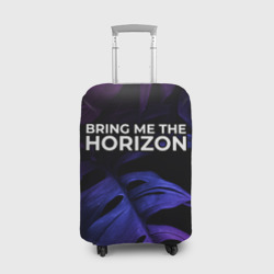 Чехол для чемодана 3D Bring Me the Horizon neon monstera