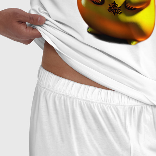 Мужская пижама хлопок с принтом Жёлтый Пикачу, фото #4