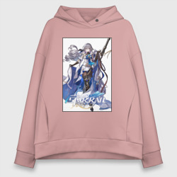 Женское худи Oversize хлопок Bronya Honkai: Star Rail