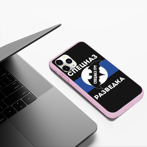 Чехол для iPhone 11 Pro Max матовый с принтом Спецназ ГРУ - разведка, фото #5