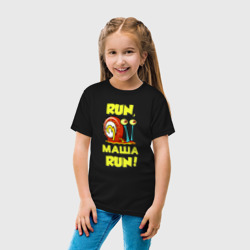 Детская футболка хлопок Run Маша run - фото 2