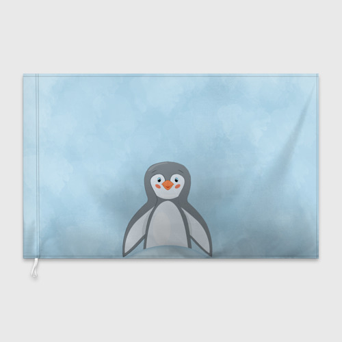 Флаг 3D Пингвиненок - фото 3
