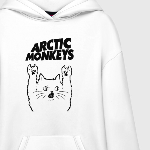 Худи SuperOversize хлопок Arctic Monkeys - rock cat - фото 3