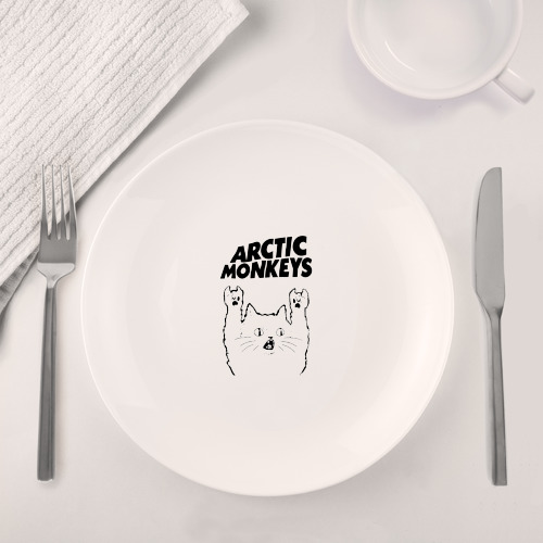 Набор: тарелка + кружка Arctic Monkeys - rock cat - фото 4