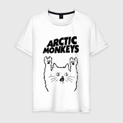 Мужская футболка хлопок Arctic Monkeys - rock cat