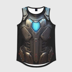 Мужская спортивная майка 3D Силовой доспех космодесантника для косплея
