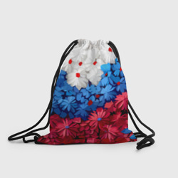 Рюкзак-мешок 3D Флаг РФ из цветов
