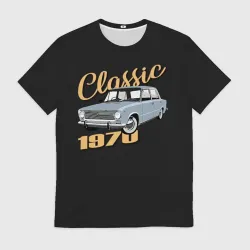 Мужская футболка 3D 1970 сlassic