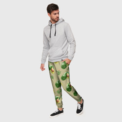 Мужские брюки 3D Авокадо и веточка - фото 2