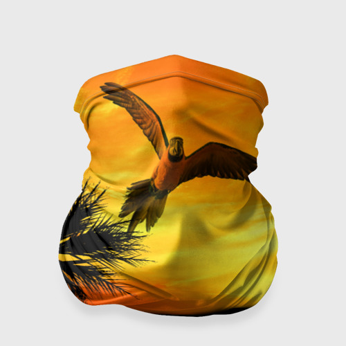 Бандана-труба 3D Африканский пейзаж, цвет 3D печать