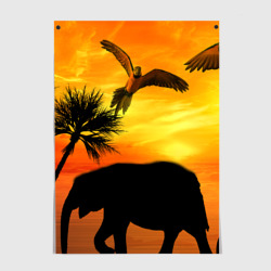 Постер Африканский пейзаж