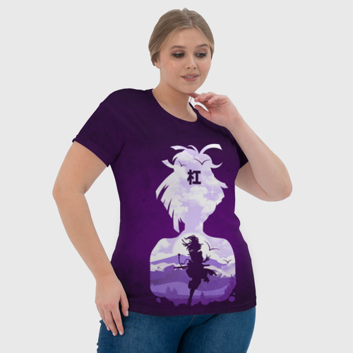 Женская футболка 3D Юзуриха, цвет 3D печать - фото 6
