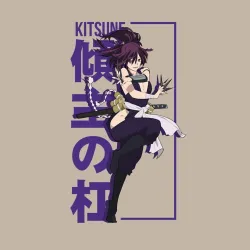 Мужской свитшот хлопок Yuzuriha kitsune - фото 2