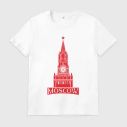 Мужская футболка хлопок Kremlin Moscow