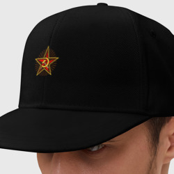Кепка снепбек с прямым козырьком Star USSR
