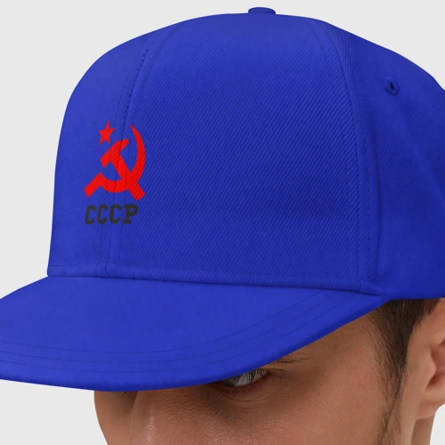 Кепка снепбек с прямым козырьком СССР стиль