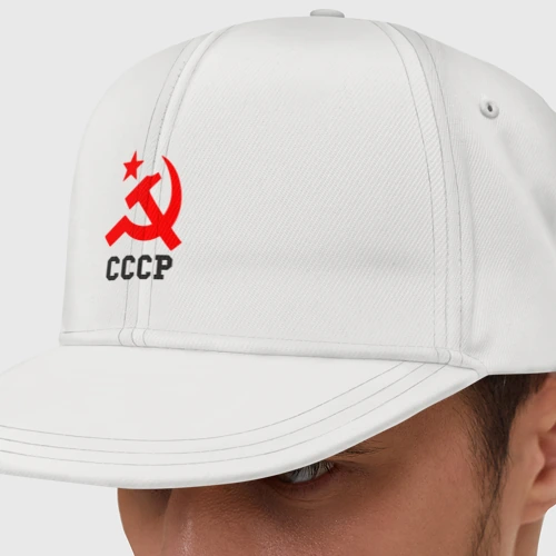Кепка снепбек с прямым козырьком СССР стиль