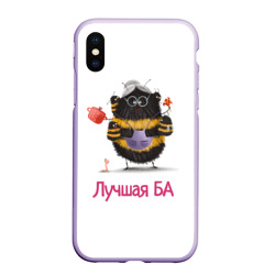 Чехол для iPhone XS Max матовый Пчёлка БА