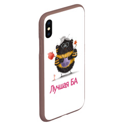 Чехол для iPhone XS Max матовый Пчёлка БА - фото 2