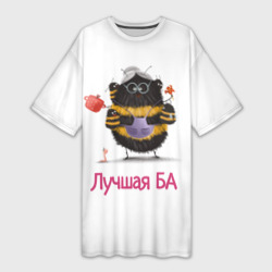 Пчёлка БА – Платье-футболка с принтом купить со скидкой в -9%
