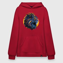 Худи SuperOversize хлопок Африканский лев