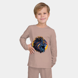 Детская пижама с лонгсливом хлопок Африканский лев - фото 2