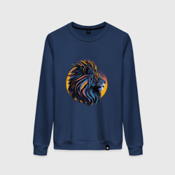 Женский свитшот хлопок Африканский лев