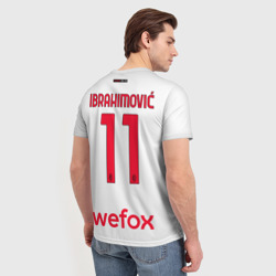 Мужская футболка 3D Златан Ибрагимович Милан форма 22-23 гостевая - фото 2