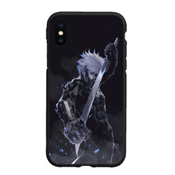 Чехол для iPhone XS Max матовый Metal Gear Rising - В дыму