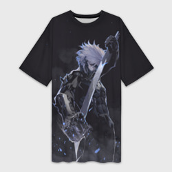 Платье-футболка 3D Metal Gear Rising - В дыму