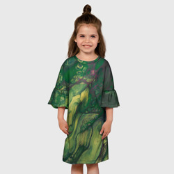Детское платье 3D Кислотные корни - фото 2
